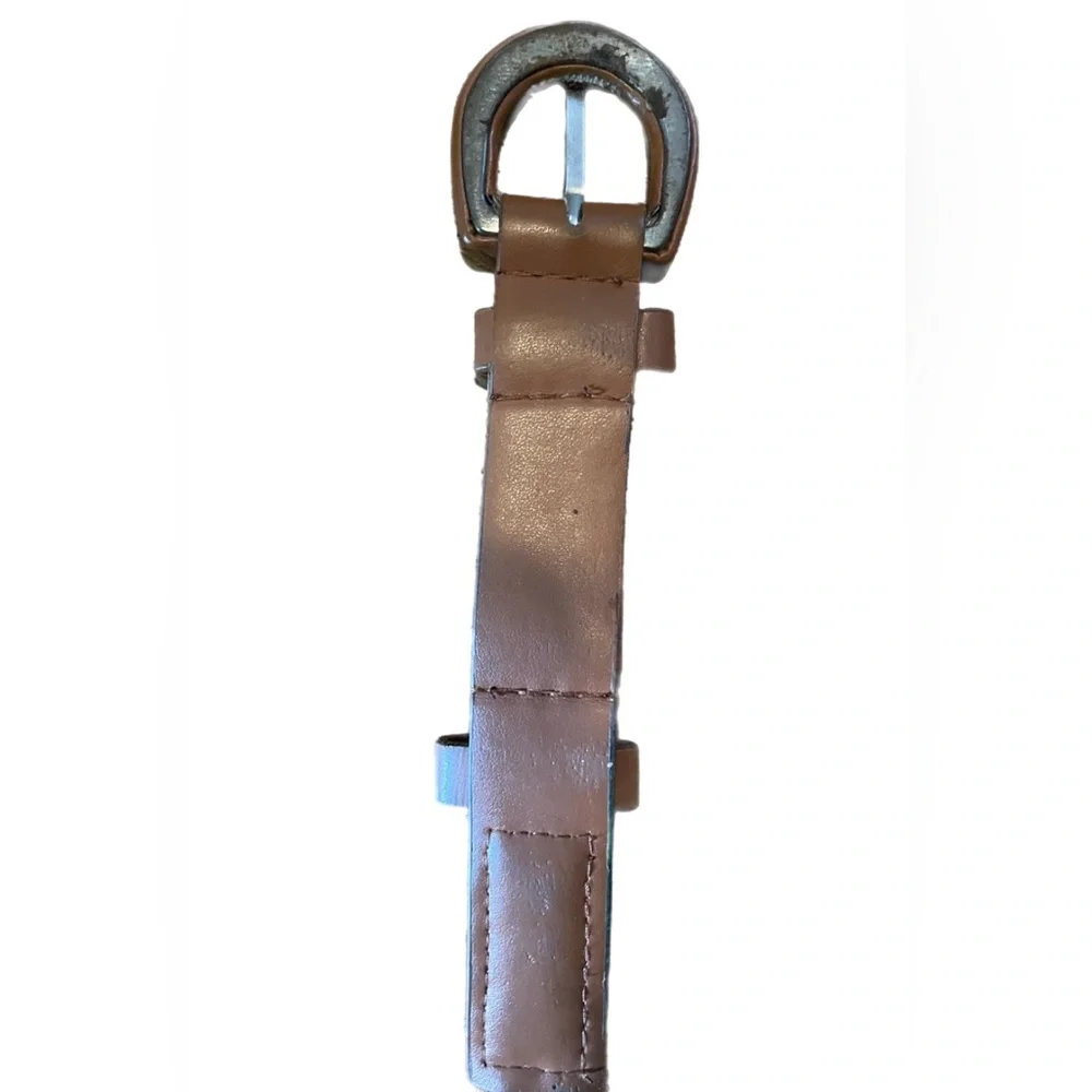 Braided Statement Belt Brown
